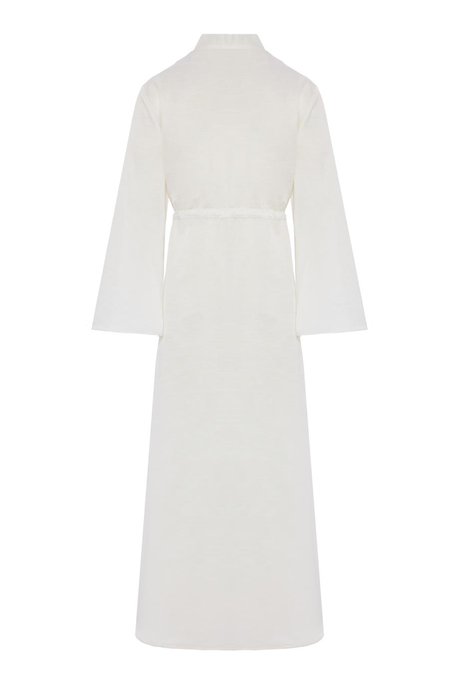 Otani textured cotton and linen robe 