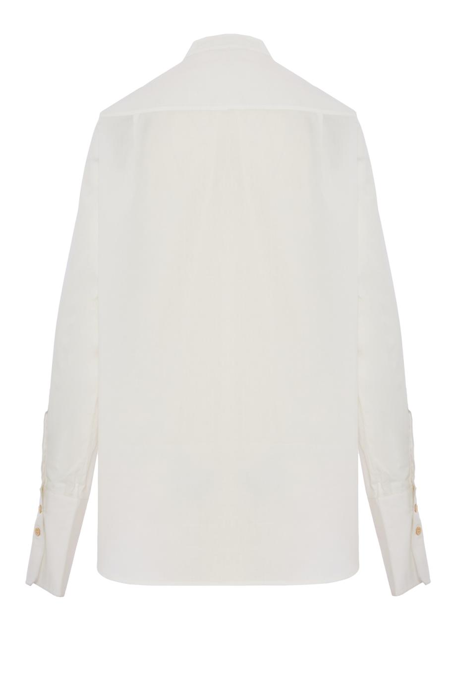 Tuxedo embroidered cotton shirt