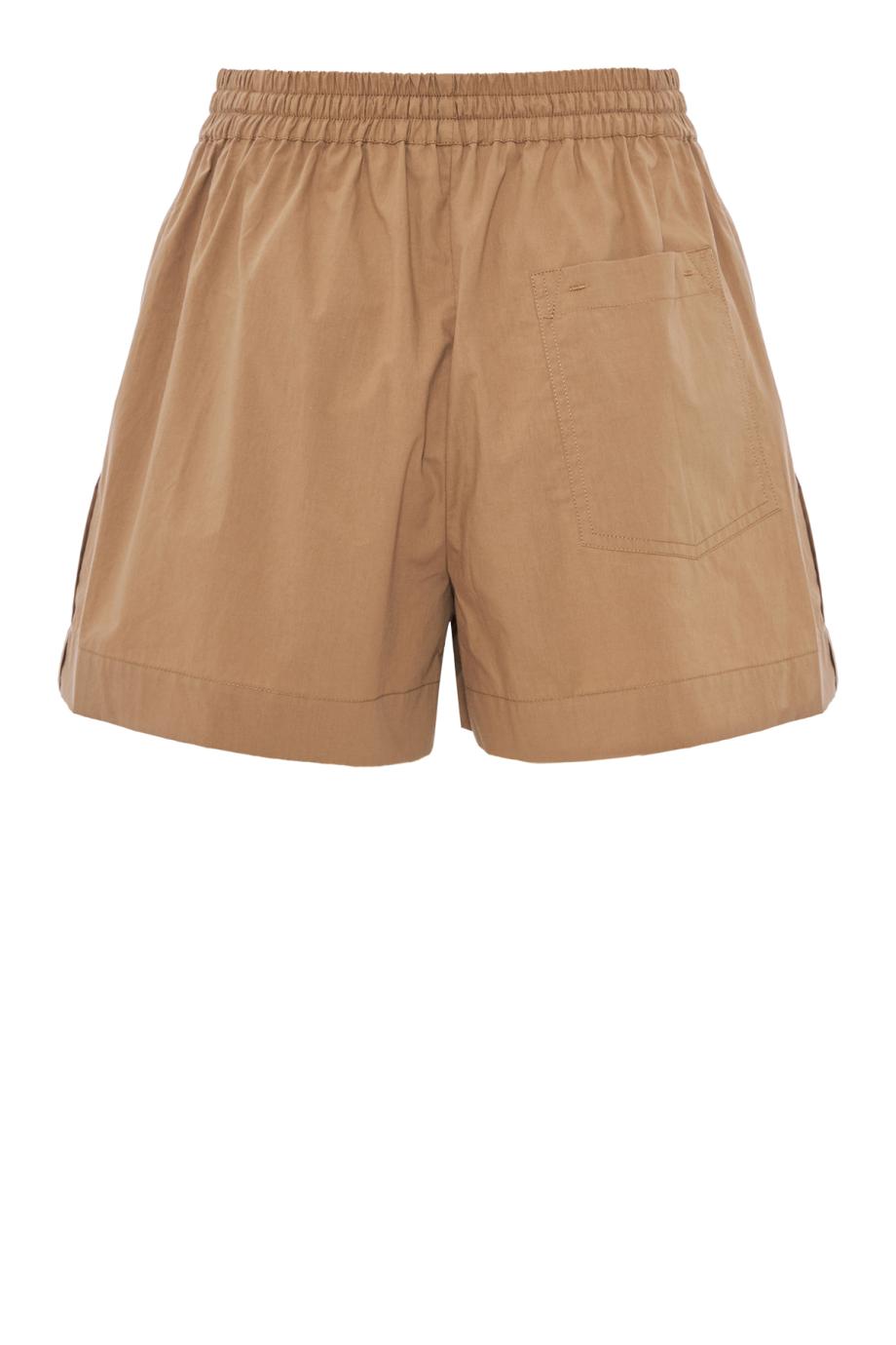 Relaxed cotton-poplin shorts