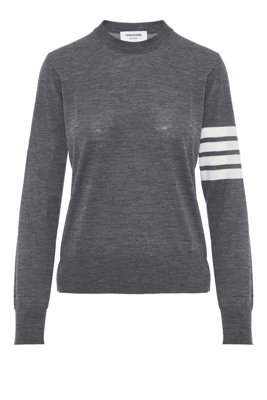 Intarsia wool sweater