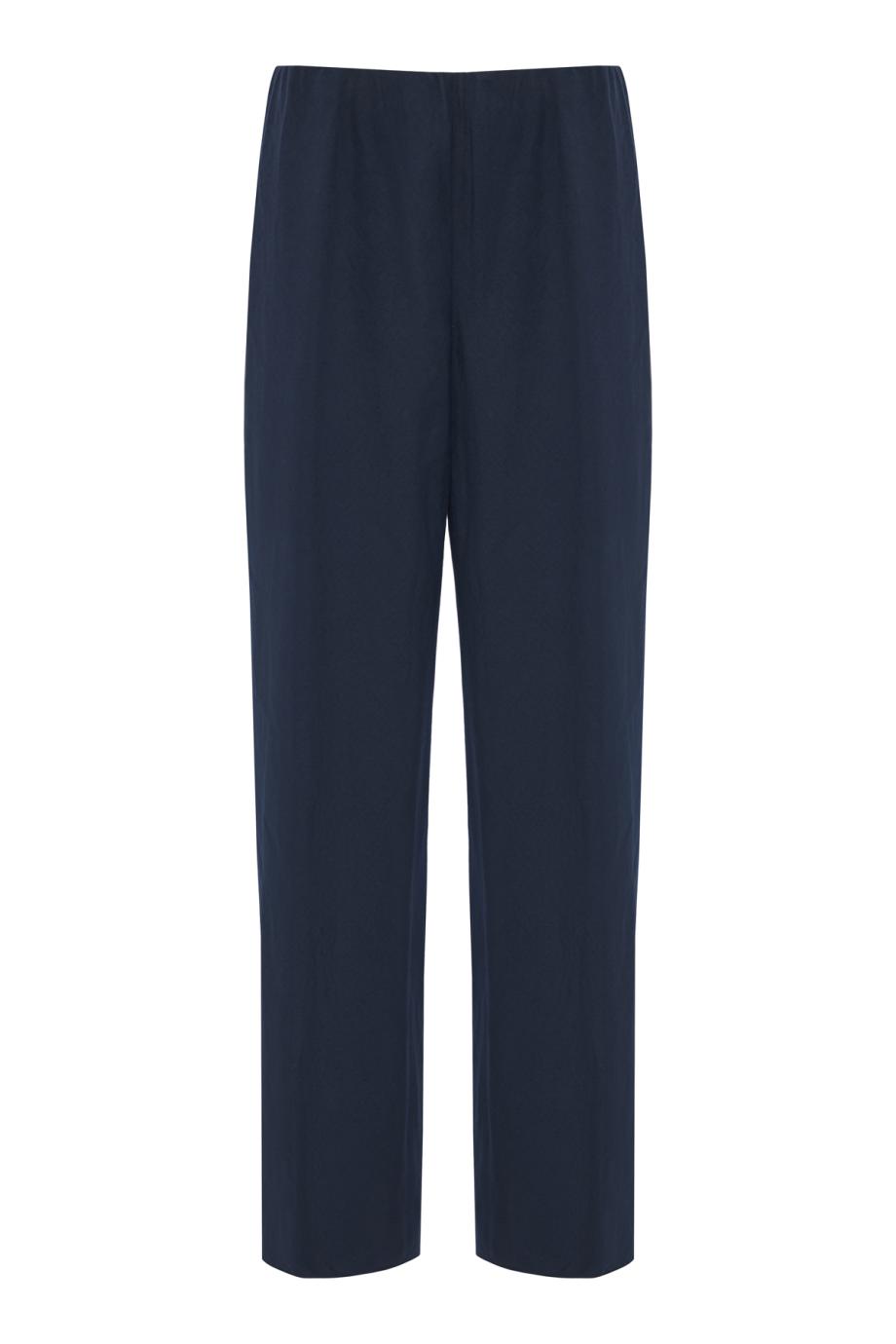 Cotton-Blend High-Waist Bias Pant