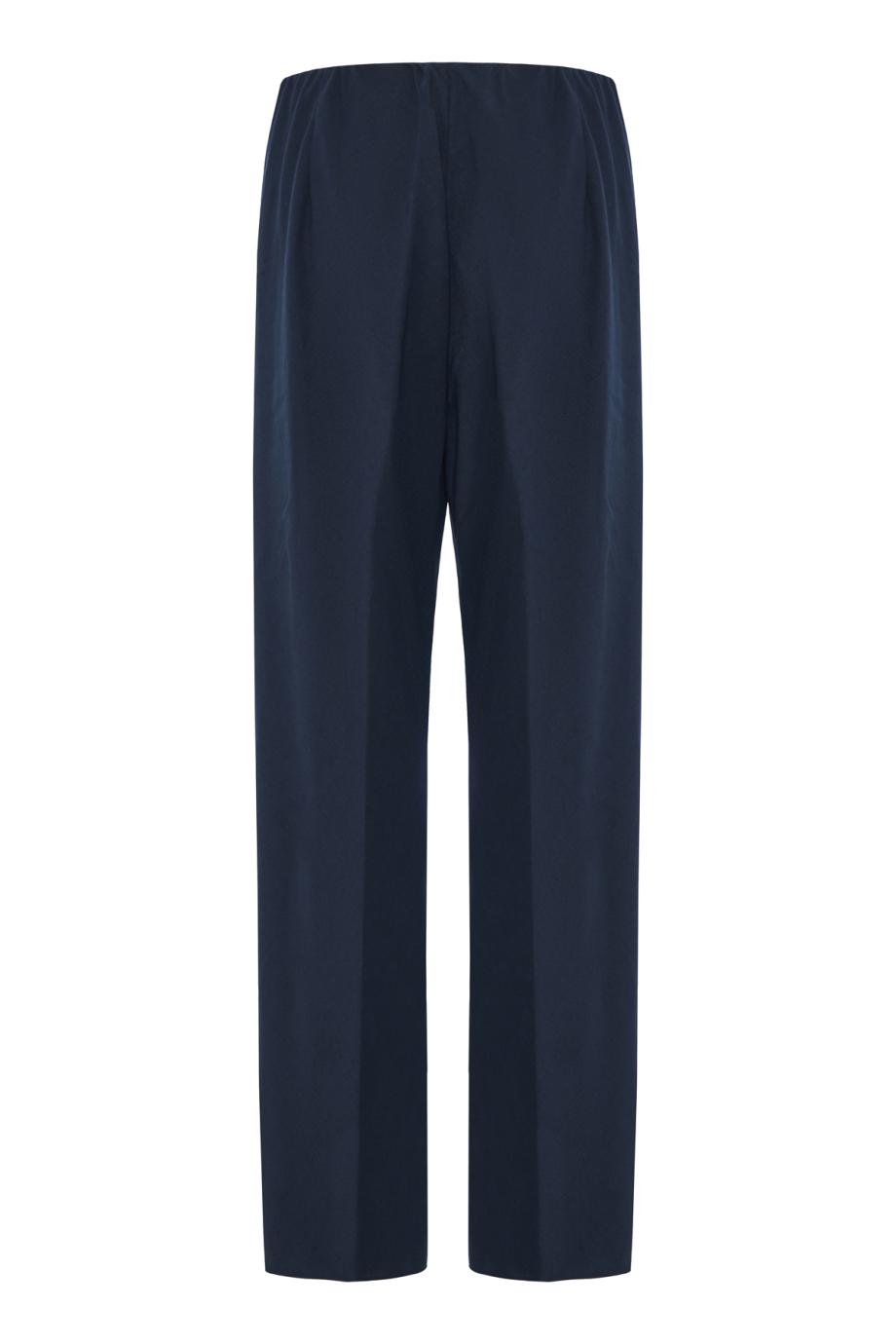 Cotton-Blend High-Waist Bias Pant