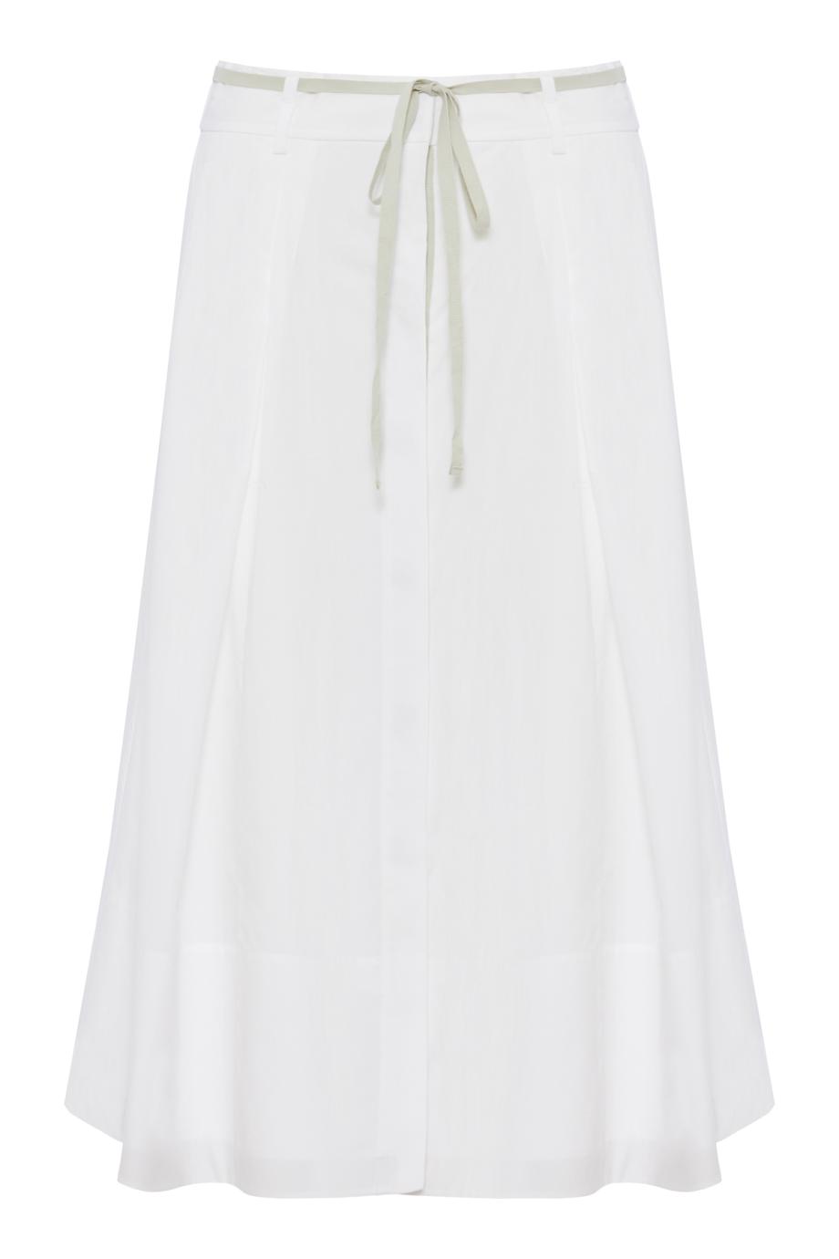 Canvas Tape Cotton Skirt