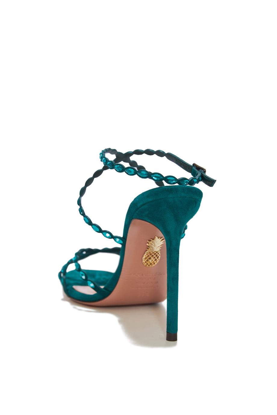 Love Struck 105 embellished suede sandals