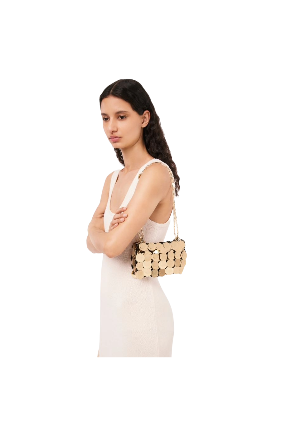 Sparkle nano paillette shoulder bag
