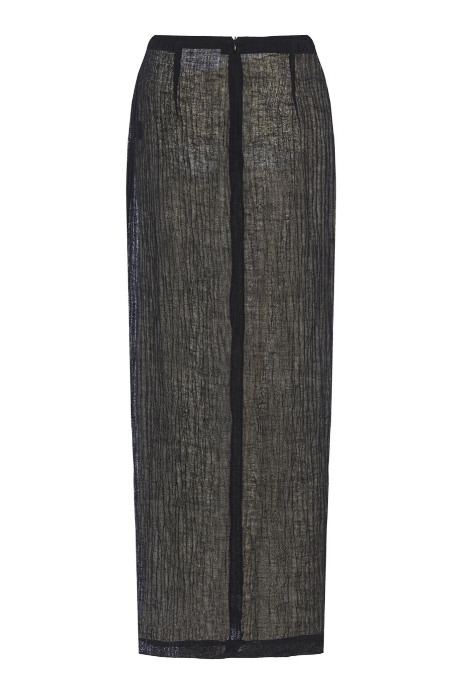 Linen-blend gauze sarong