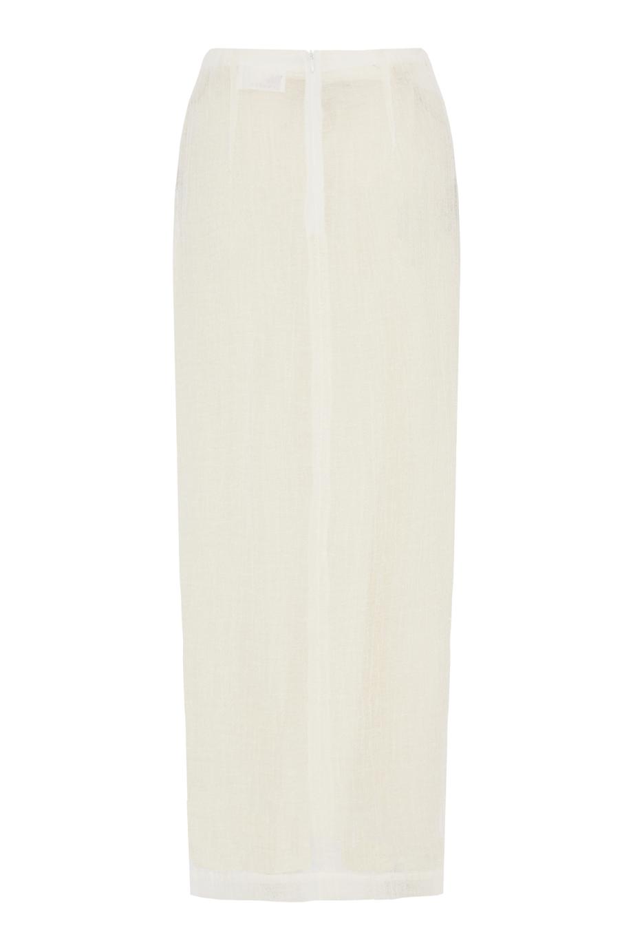 Linen-blend gauze sarong