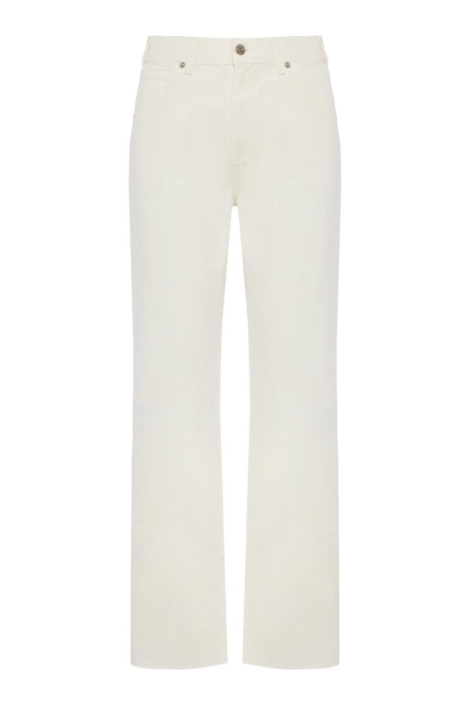 Calla cotton high-rise jeans