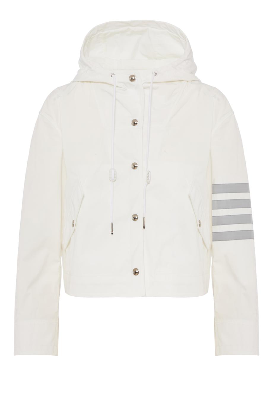 Memory tech 4-bar cropped anorak jacket
