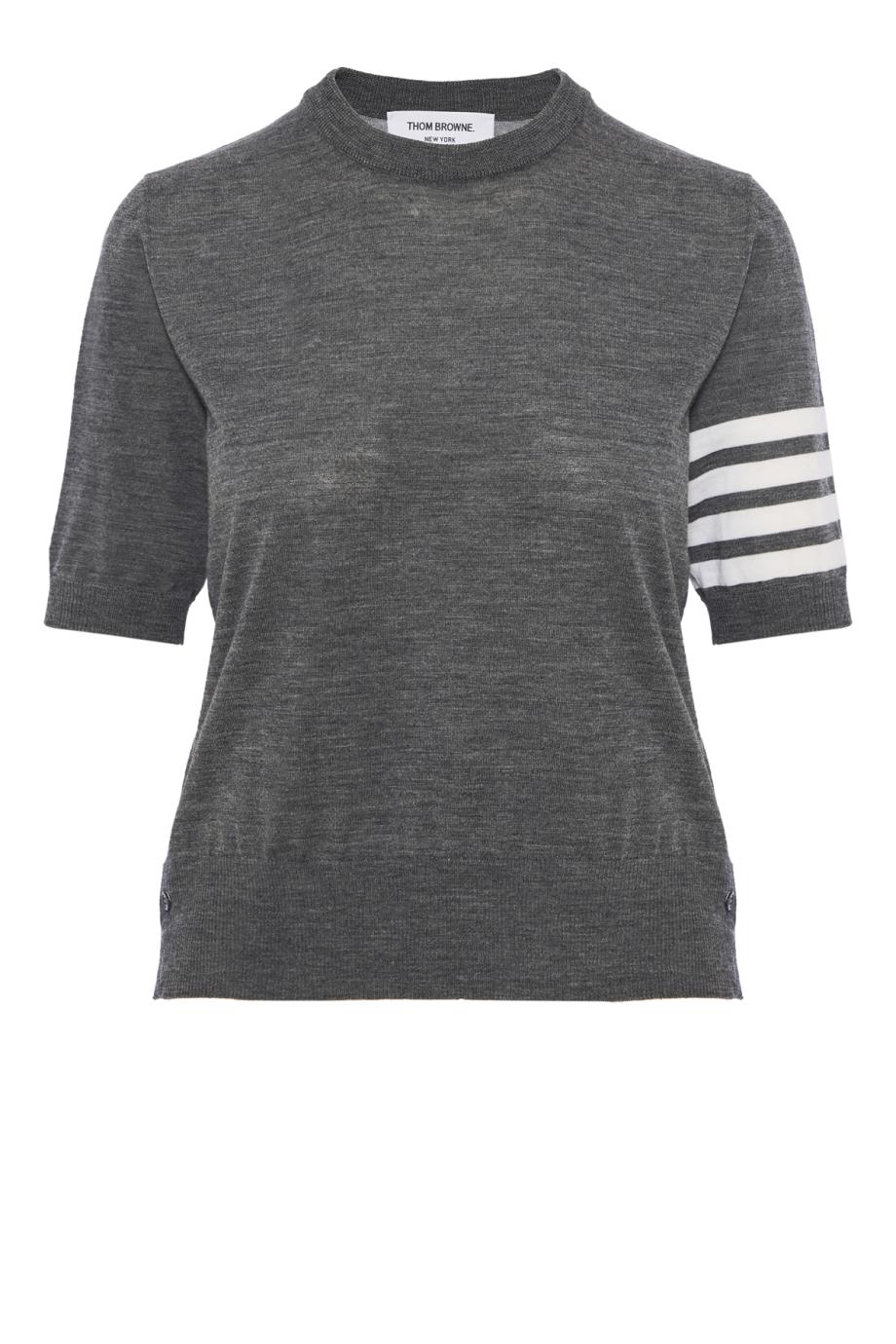 Fine merino wool 4-bar tee sweater