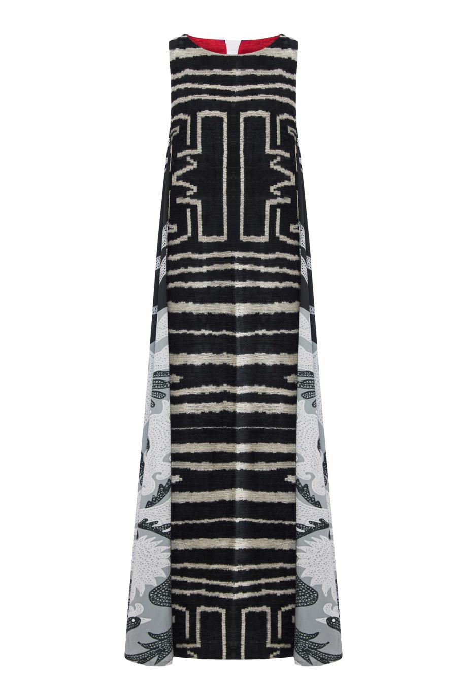 05 Whispers of the Earth silk-blend kaftan