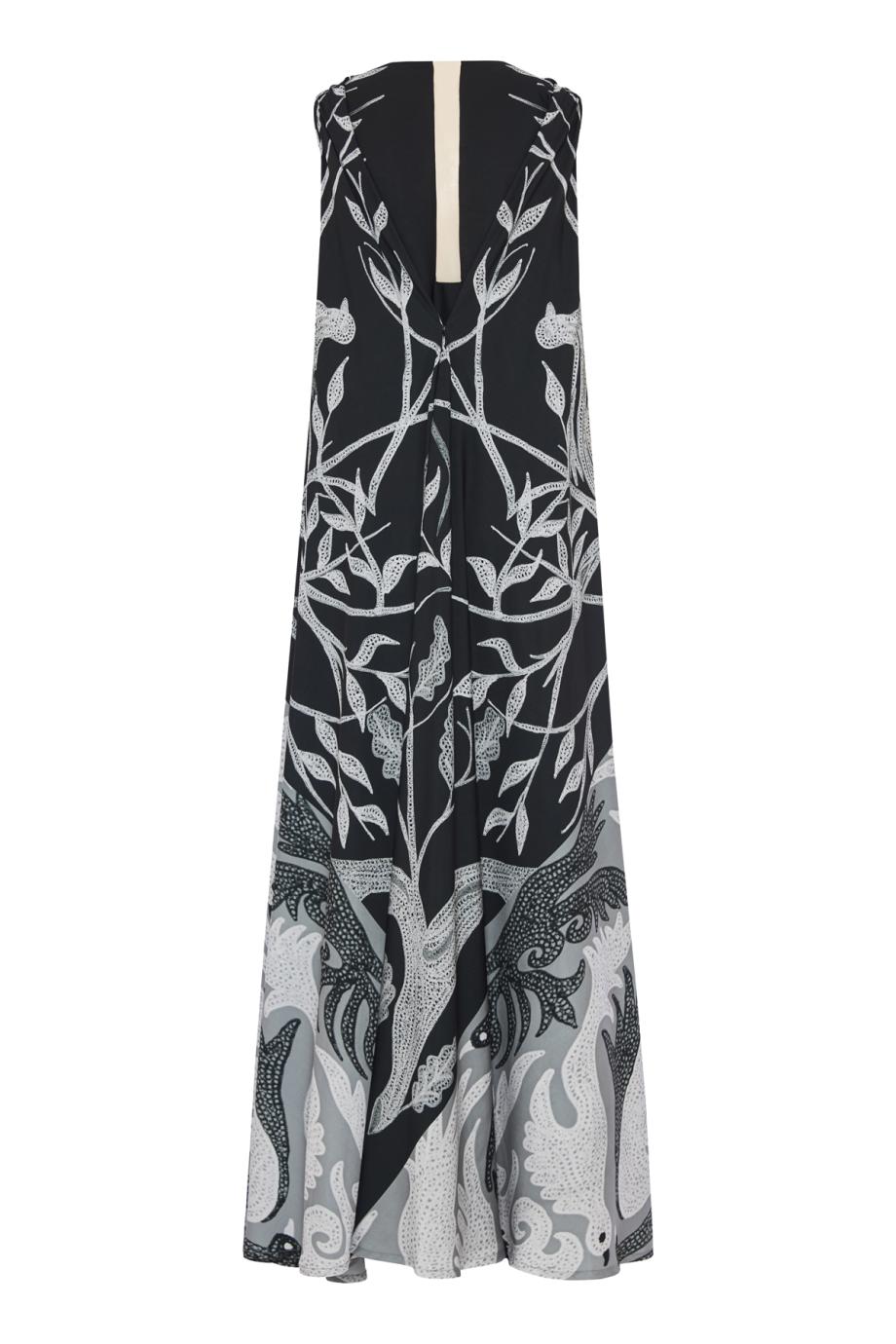 05 Whispers of the Earth silk-blend kaftan