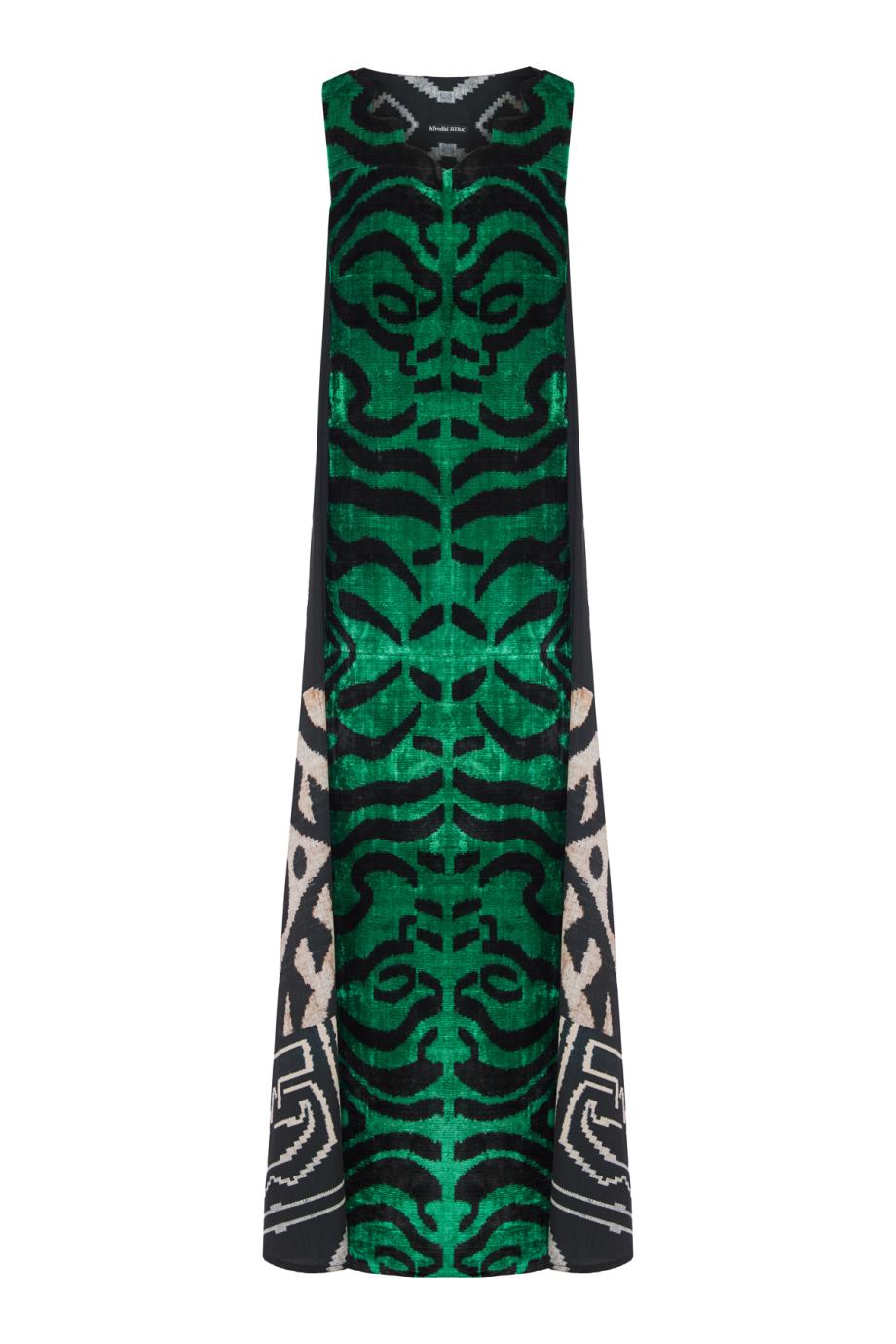 06 Whispers of the Earth silk-blend kaftan