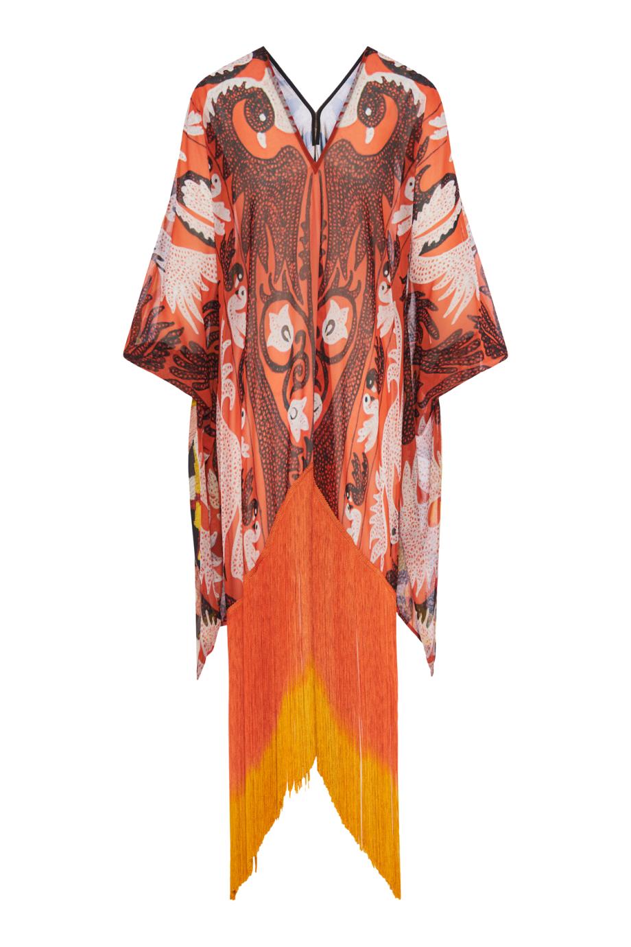 56 Whispers of the Earth silk-blend maxi dress