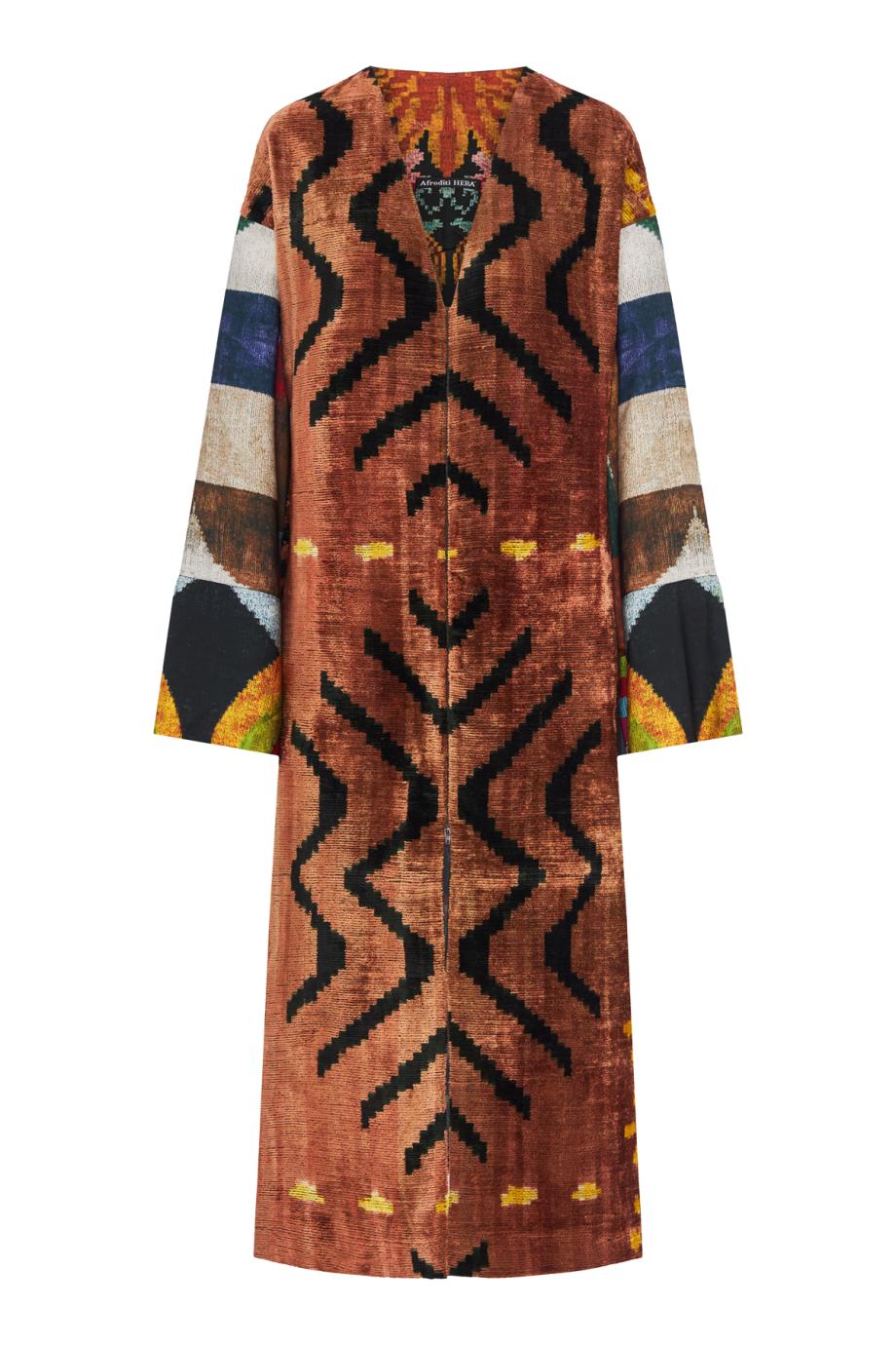 20 Whispers of the Earth silk-blend kimono