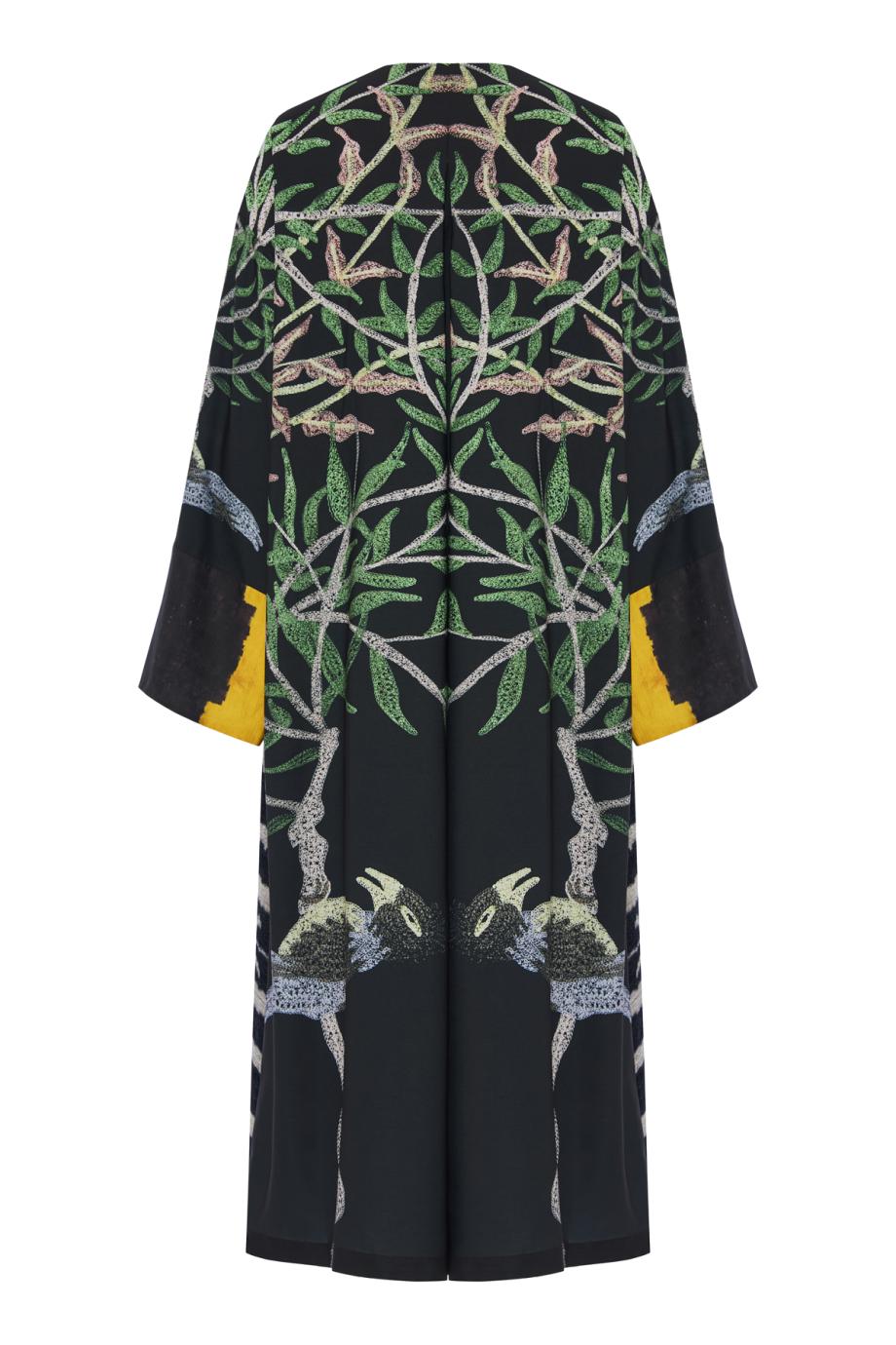 21 Whispers of the Earth silk-blend kimono