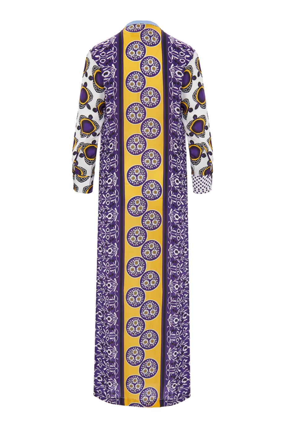 Wema printed satin midi dress