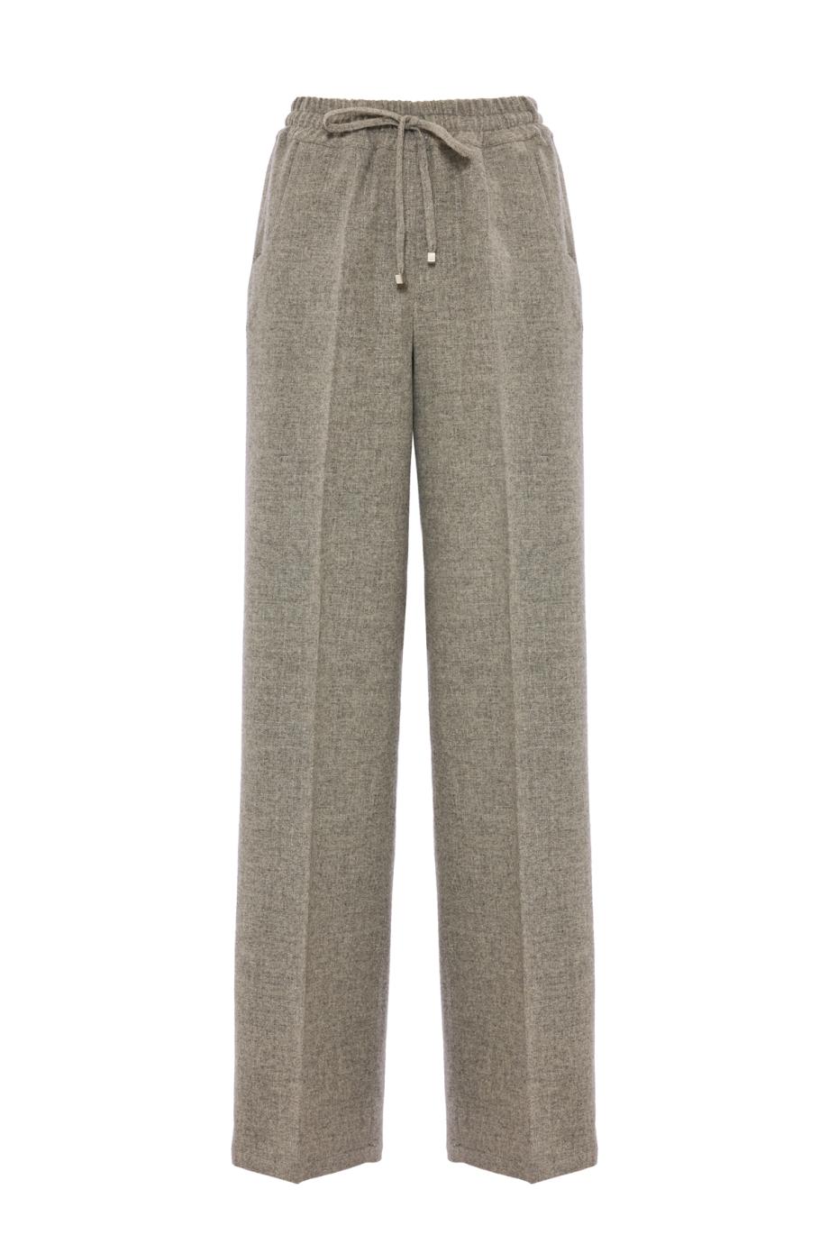 Karo wool and cashmere pants 