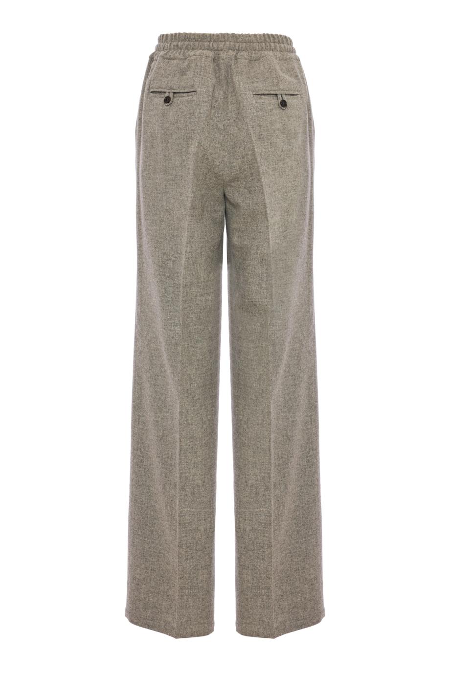 Karo wool and cashmere pants 