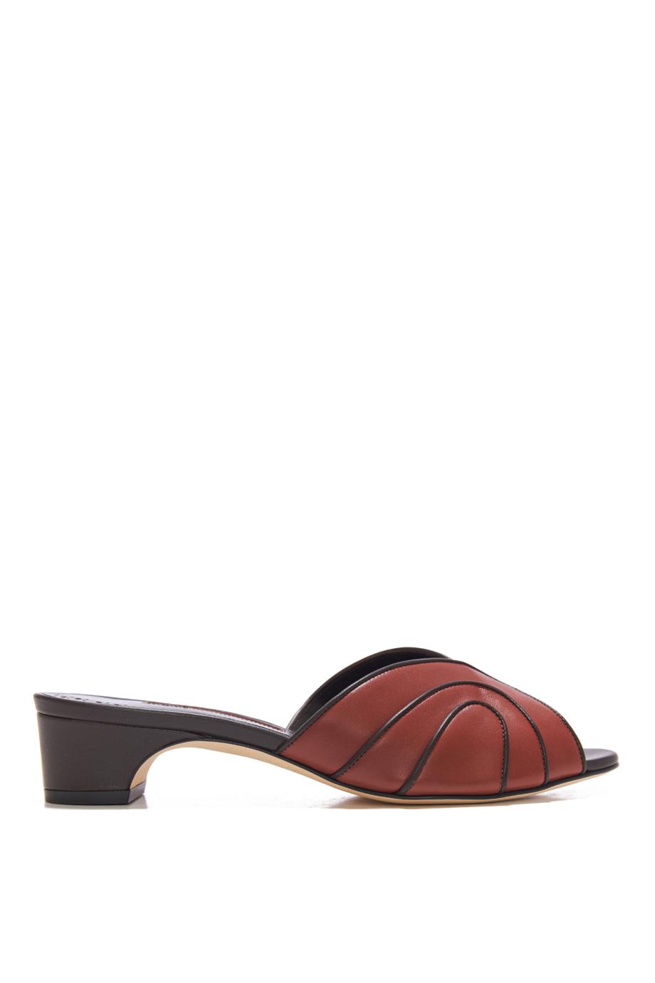 Nikabo 30 Nappa Leather Open Toe Mules
