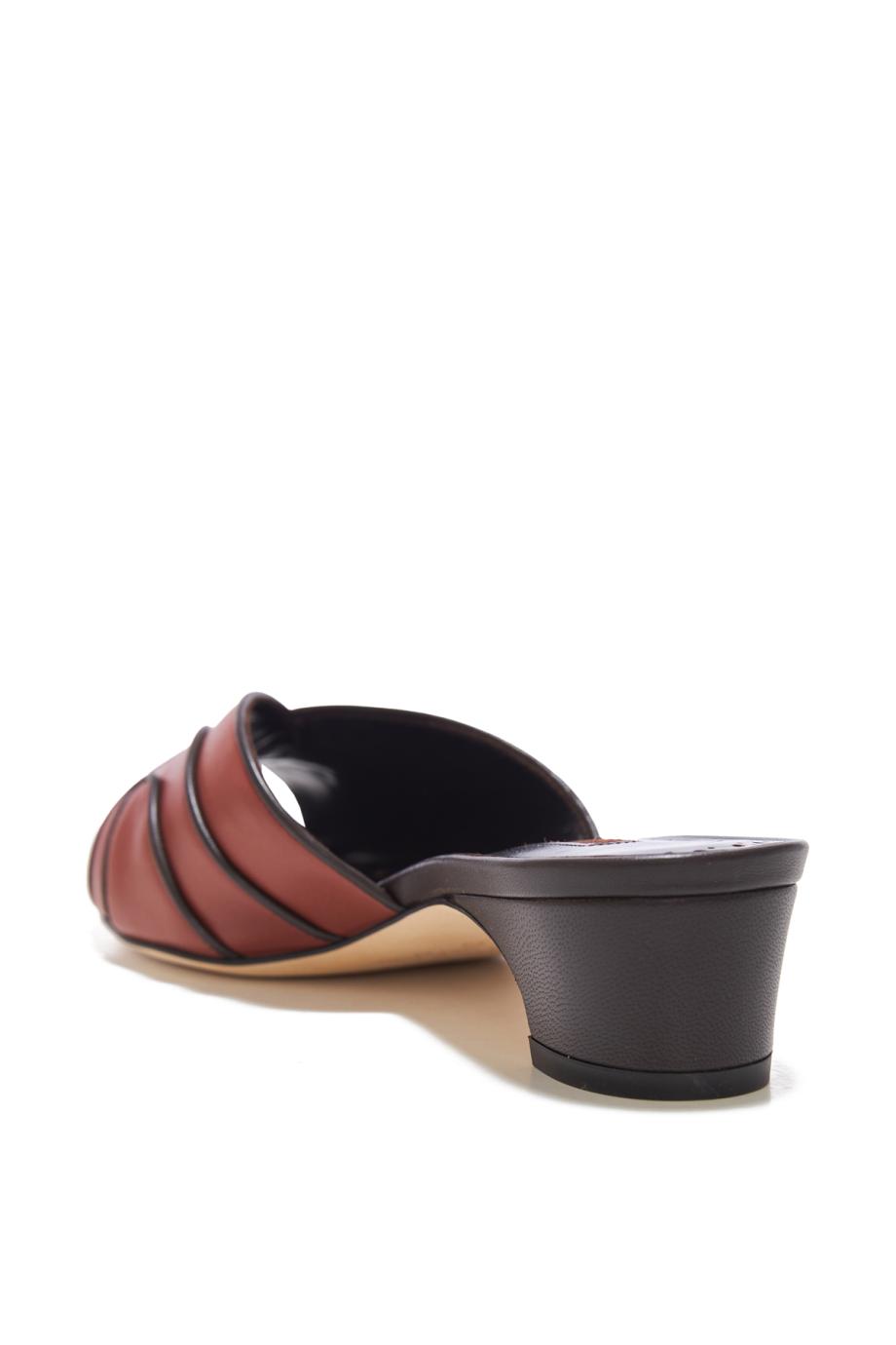 Nikabo 30 Nappa Leather Open Toe Mules