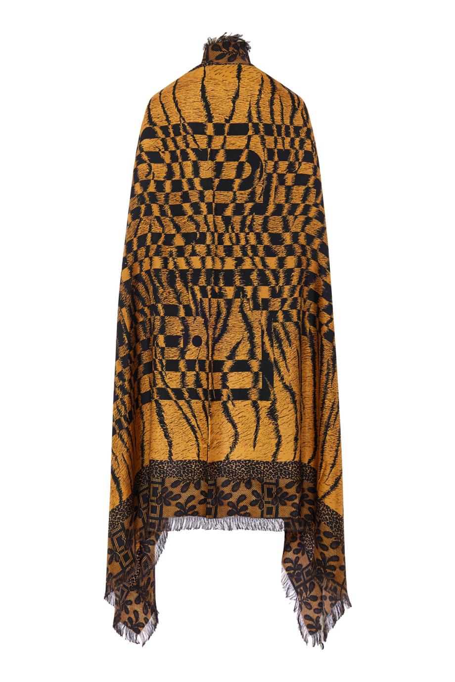 ALOEUW printed silk shawl