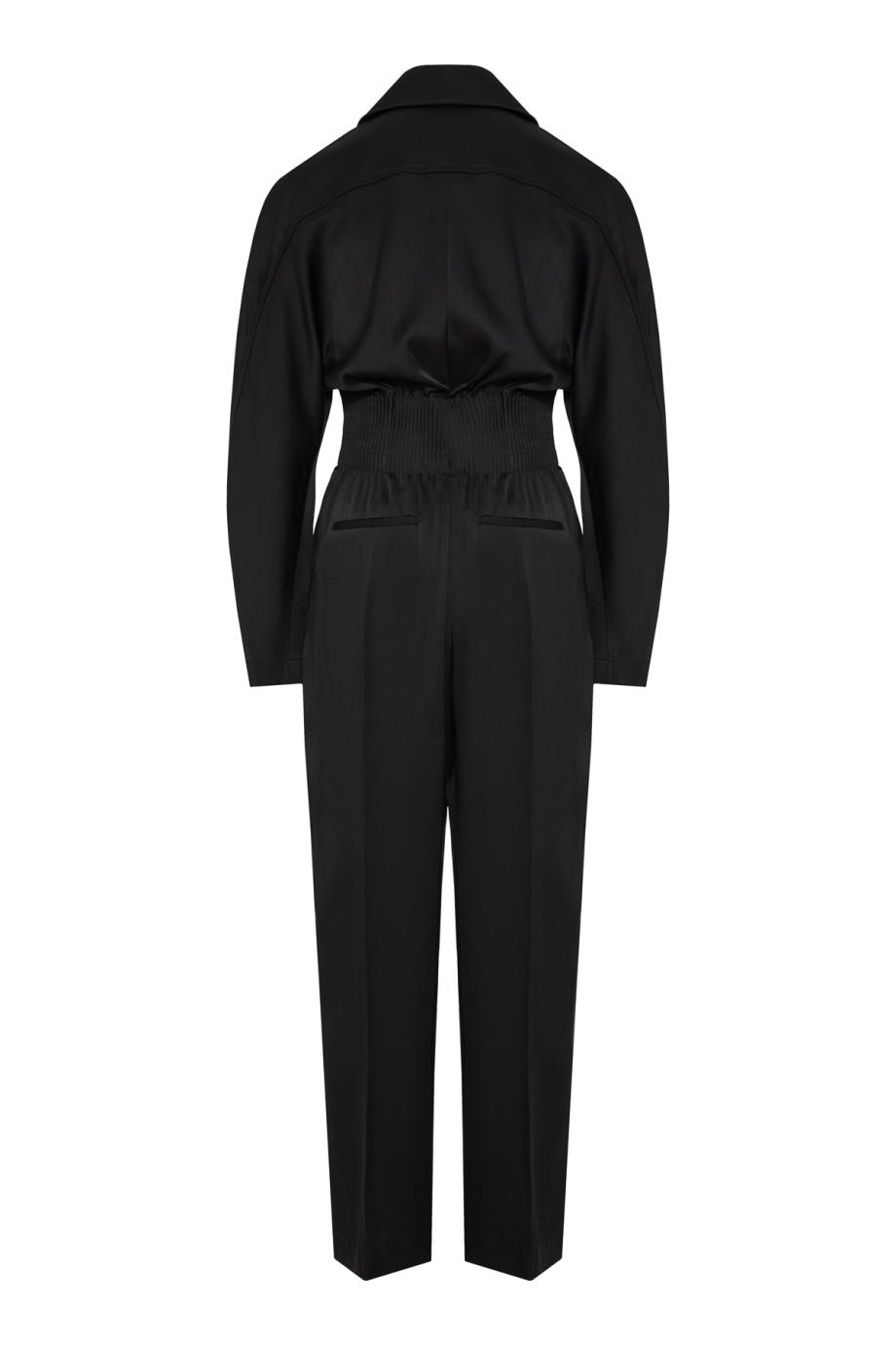Fluid satin jumpsuit
