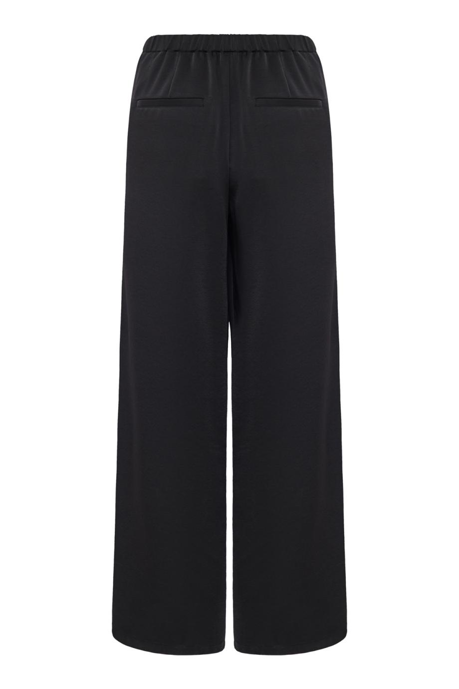Side-Strap Crepe Pull-On Pant