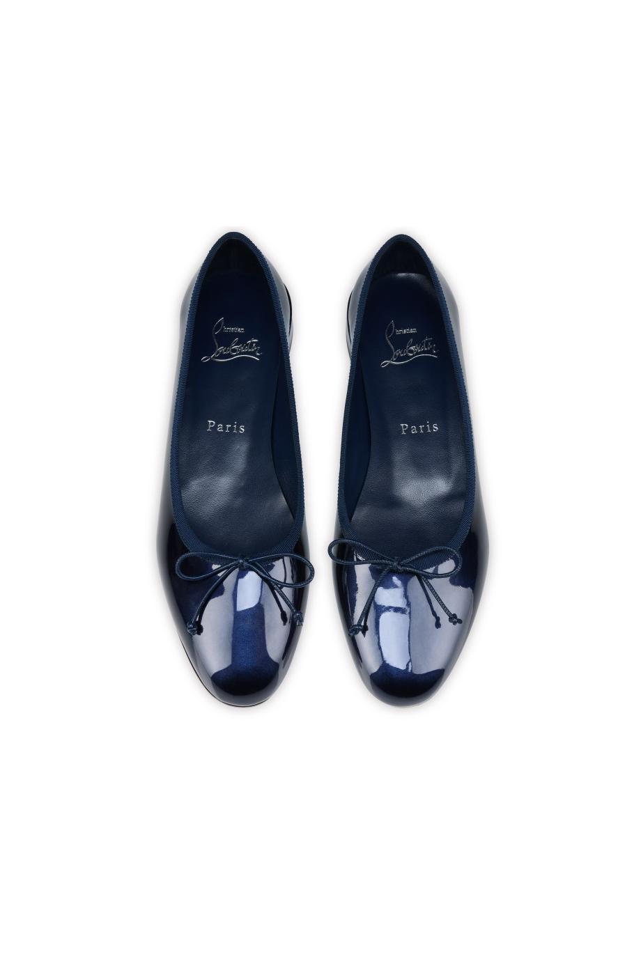 CHRISTIAN LOUBOUTIN Sweetie Jane Ballerinas Pearlescent patent