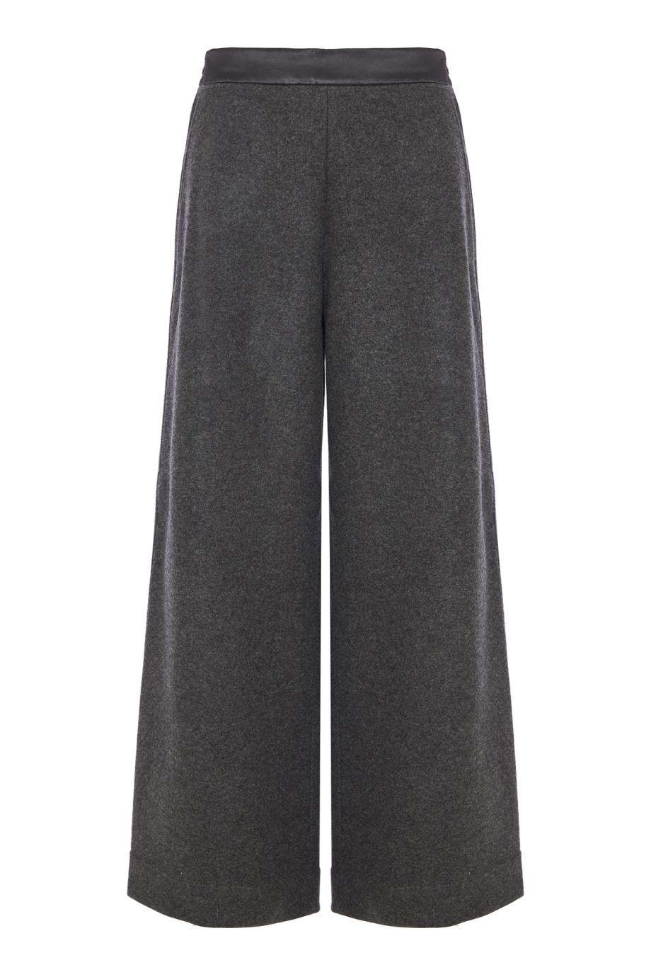 Wool and cashmere flannel pants