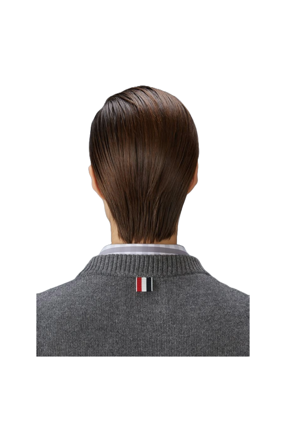 Fine merino intarsia geese 4-bar pullover