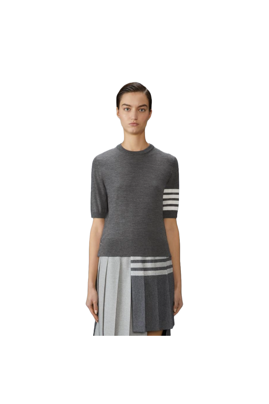 Embroidered wool-blend sweater