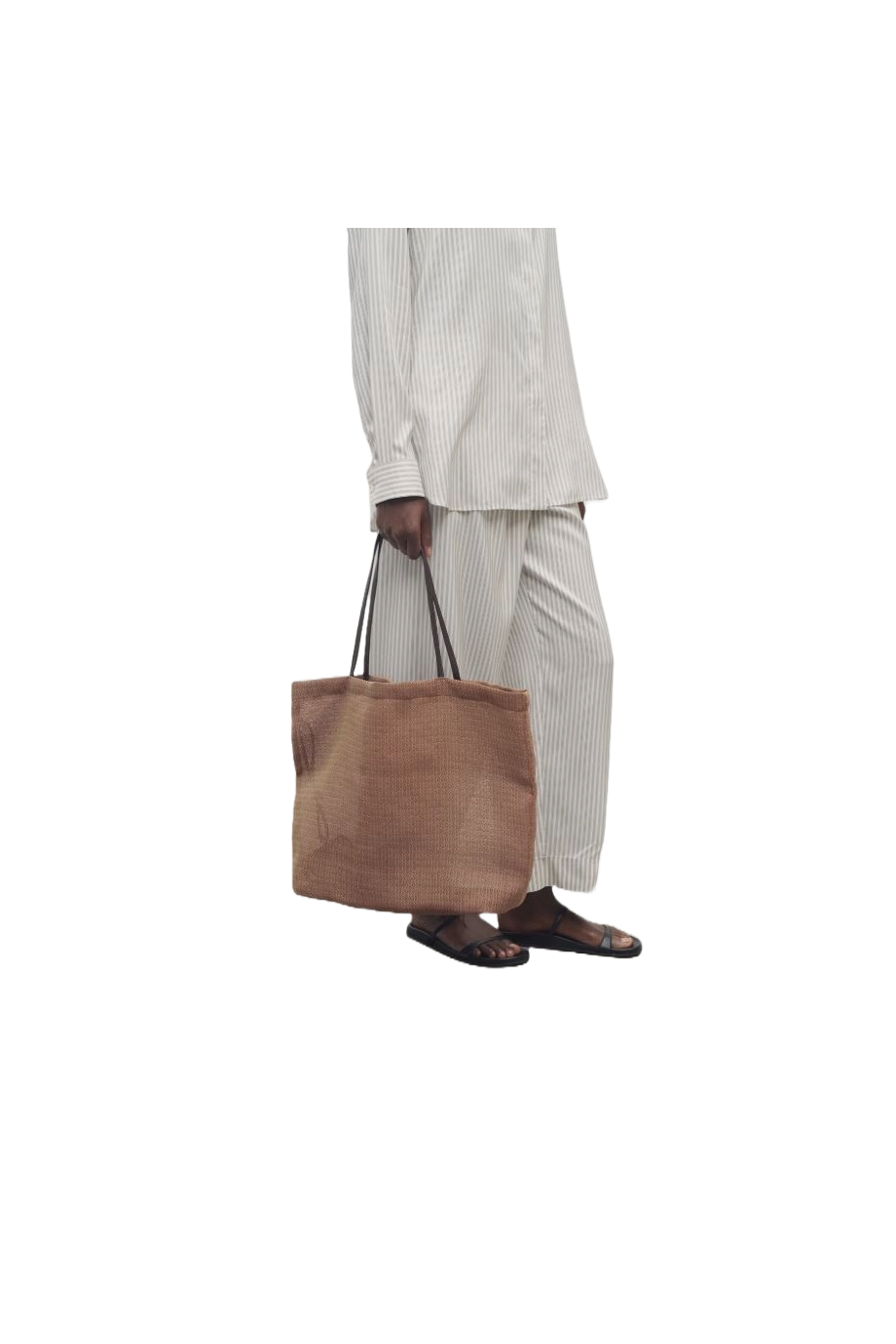 Barn geometric canvas tote bag