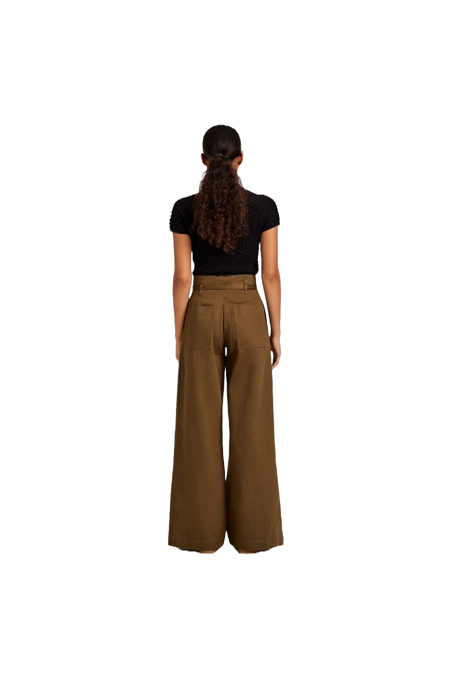 Raver herringbone cotton pants