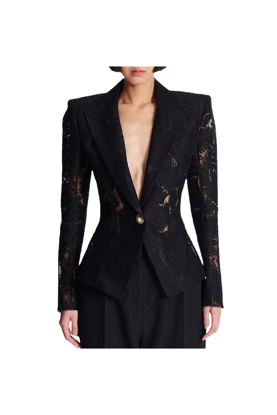 Lace blazer