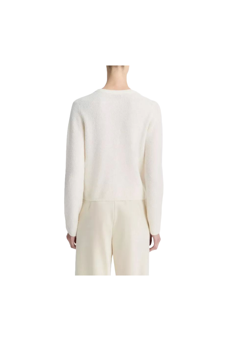 Silk & Cashmere-Blend Bouclé Cardigan