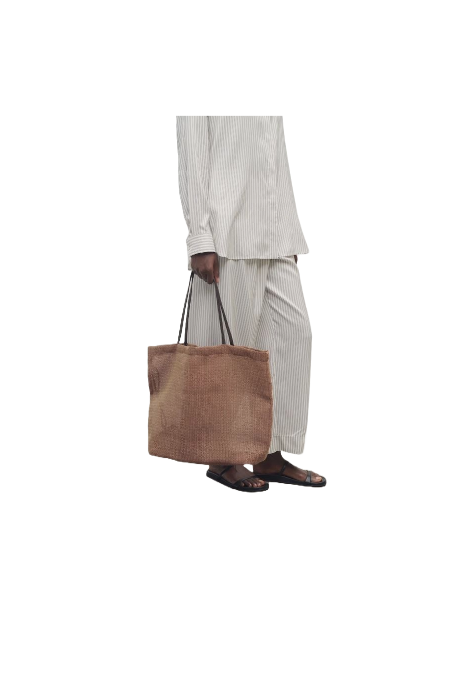 Barn geometric canvas tote bag