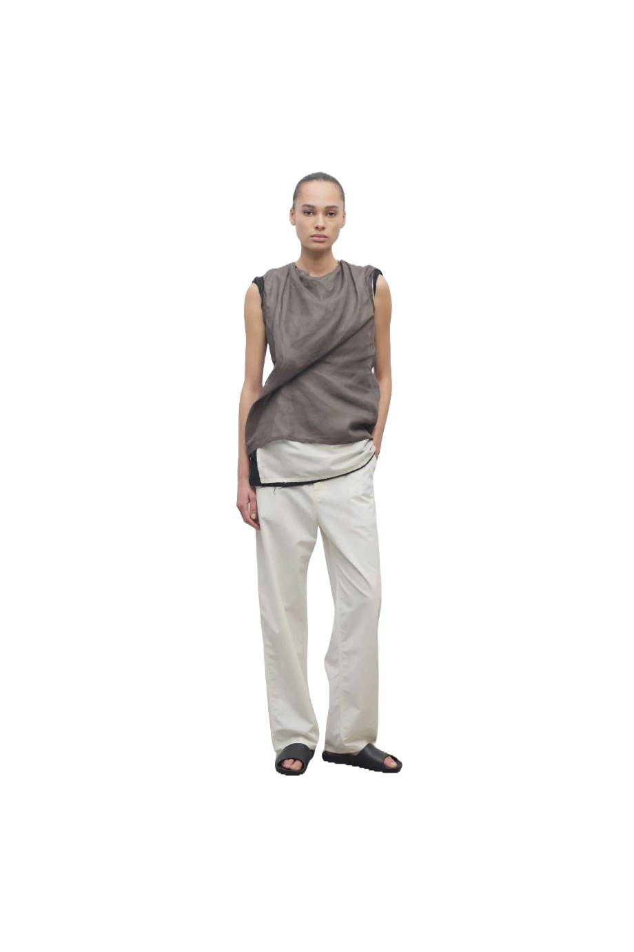 Shakara cotton and cashmere pants