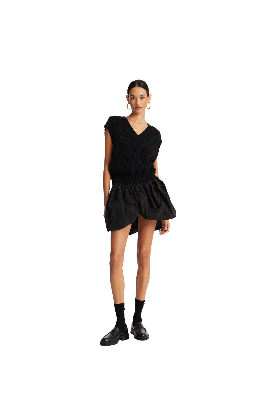 Olita taffeta mini skirt
