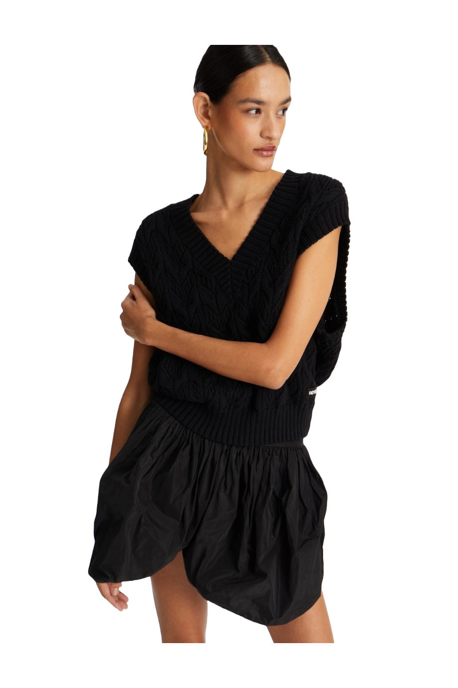 Olita taffeta mini skirt