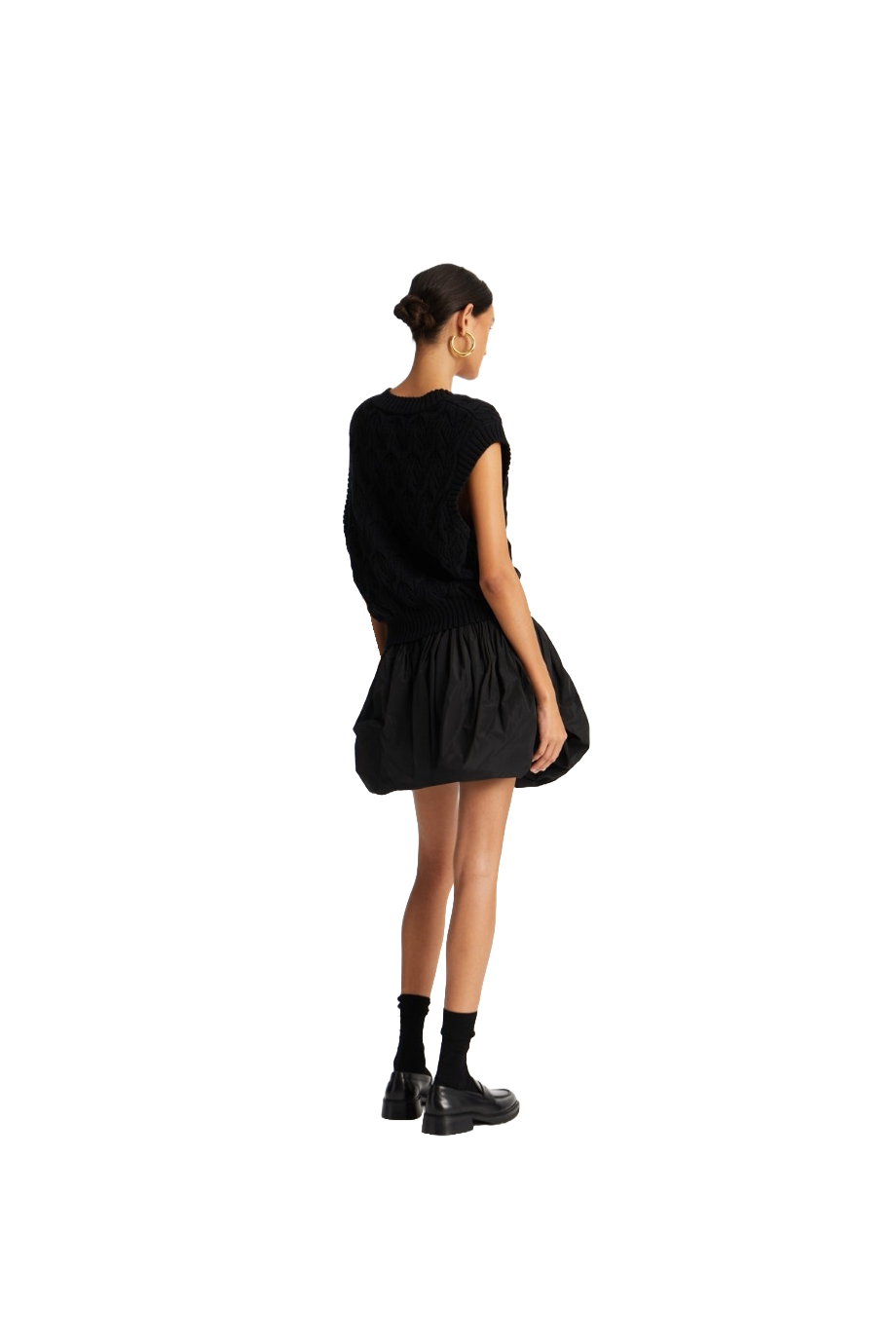 Olita taffeta mini skirt