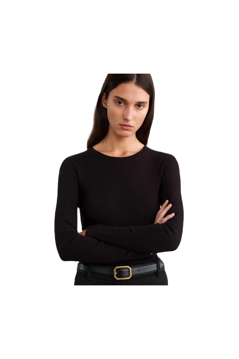 Emelie ribbed cotton top