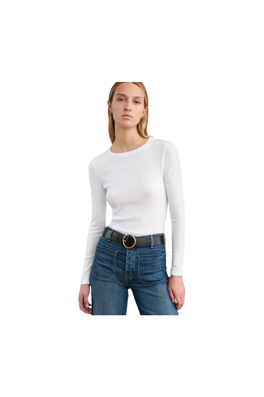 Emelie ribbed cotton top