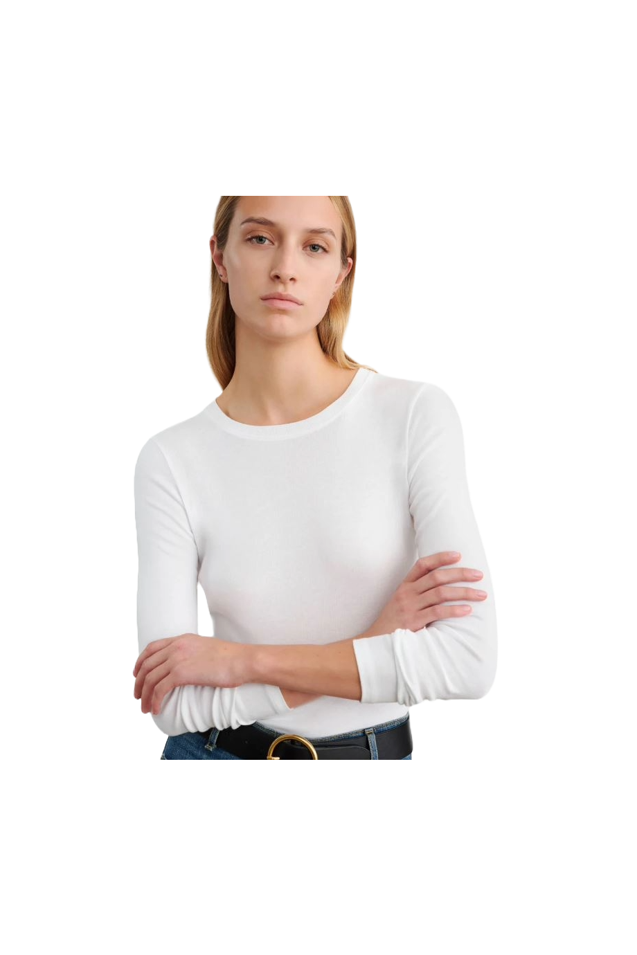 Emelie ribbed cotton top