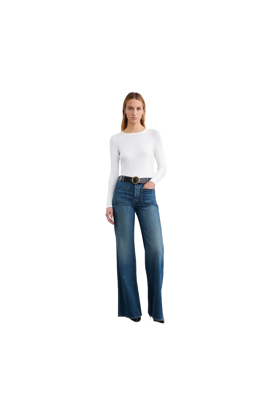 Emelie ribbed cotton top