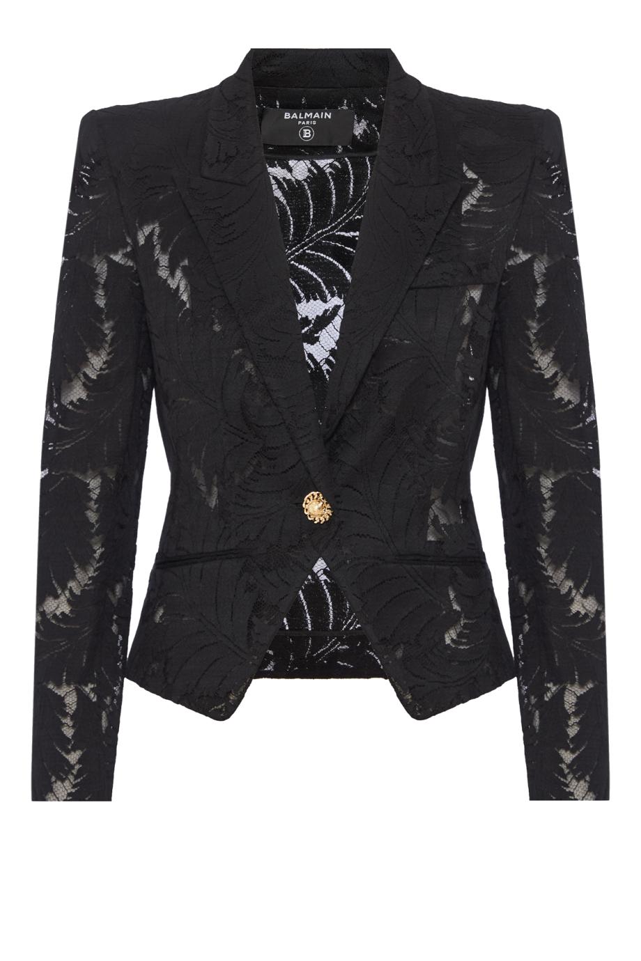 1-button lace jacket