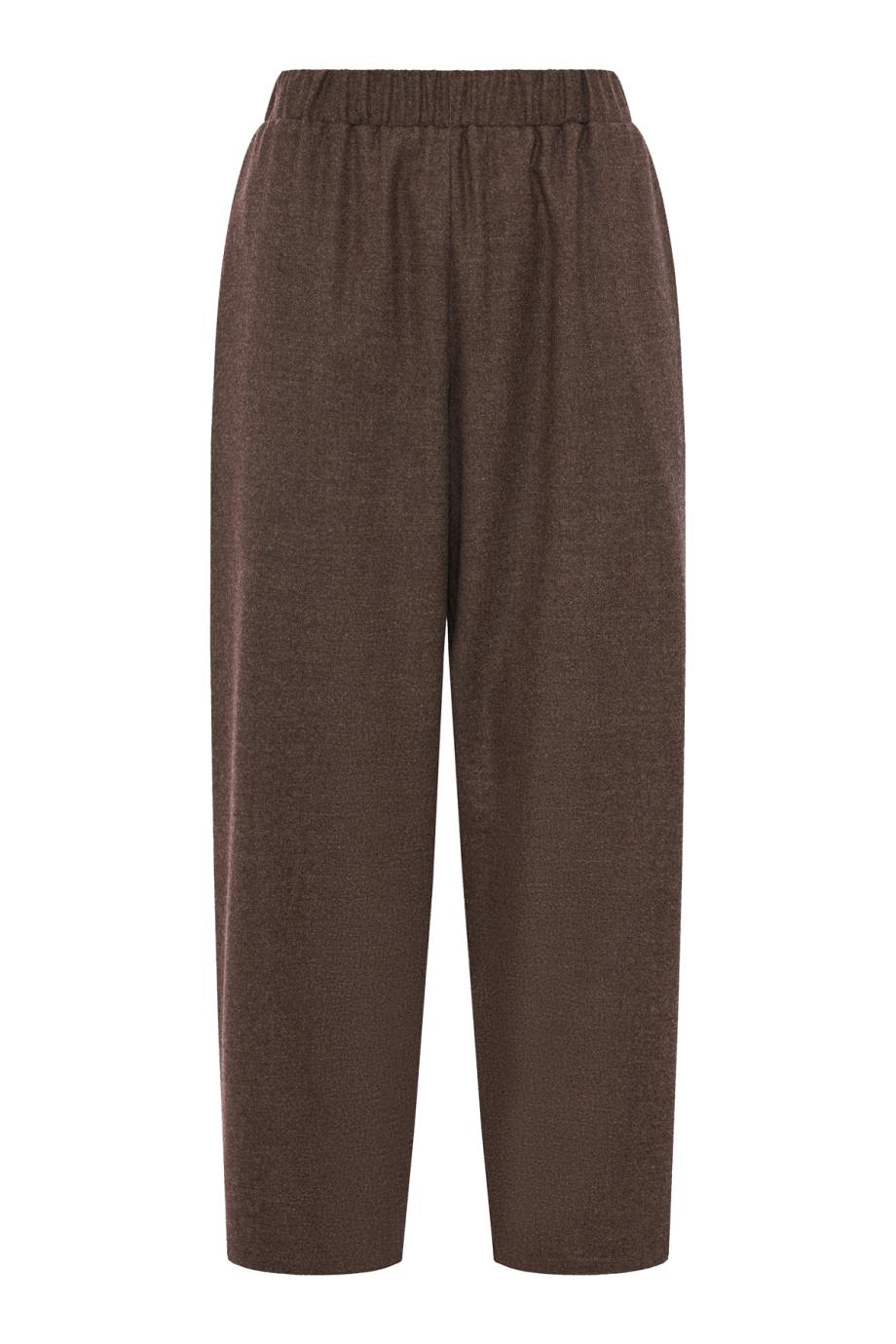 Carrot flannel pants 