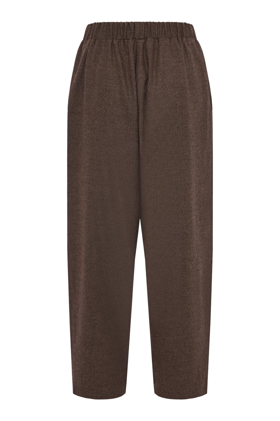 Carrot flannel pants 