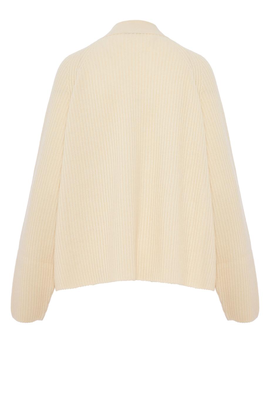 Ribbed cashmere jacket 