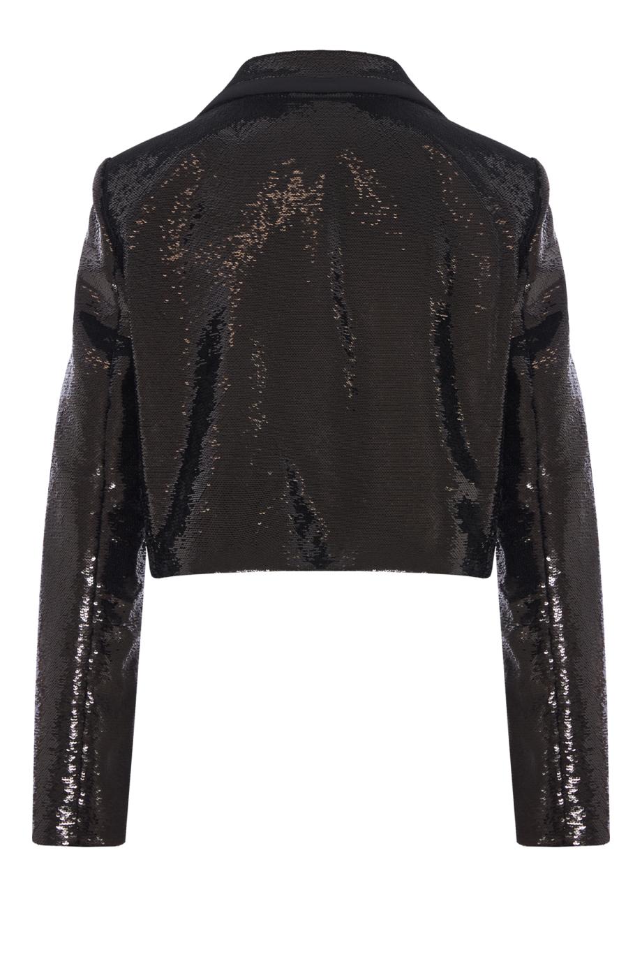 Sequined cropped jacket